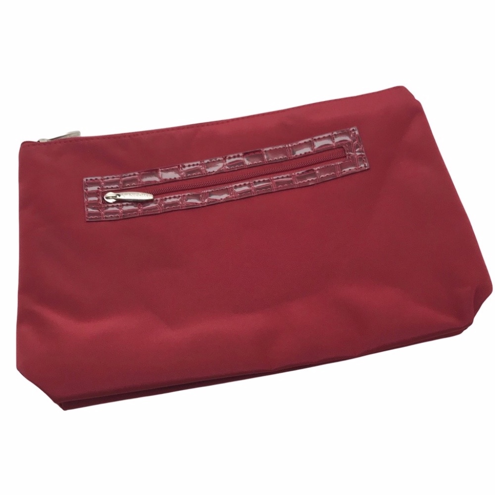 Lancôme Large Cosmetic Burgundy Bag - NWOT